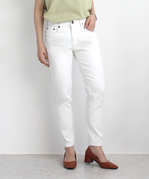 SELECT LEVERY（セレクトリベリー）の「【Wheart】Wｼﾞｯﾌﾟﾎﾞｰｲﾌﾚﾝﾄﾞﾊﾟﾝﾂ（その他パンツ・レディース・ホワイト/ベージュ/ブラック/カーキ・MEDIUM/LARGE/X-LARGE）」の12枚目の写真