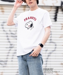 【OUTDOOR PRODUCTS/アウトドアプロダクツ】【PEANUTS/ピーナッツ】 スヌーピー オリジナルデザインTシャツ