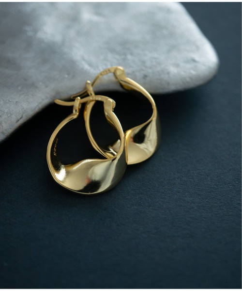 Meach.（ミーチ）の「【Meach.】シルバー925フープピアス/マーキス/ゴールド/シルバー（ピアス（両耳用）・レディース・A/B/C/D/F/E/G/J/H/I・FREE）」の14枚目の写真