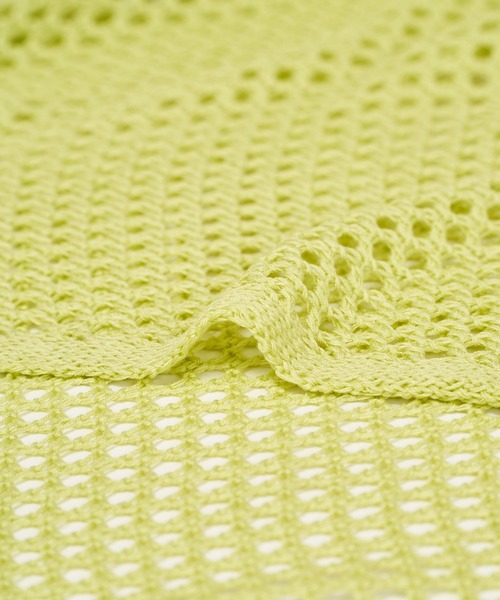 AS KNOW AS PINKY（アズノゥアズピンキー）の「重ねて見せてメッシュプルオーバー（ニット/セーター・レディース・ブラック/ベージュ/ライム/ライトブルー・FREE）」の21枚目の写真