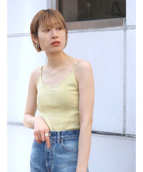 Ungrid(アングリッド)の「Miller別注 カップ付きキャミソール(キャミソール・レディース・ブルー/アイボリー/グリーン系その他・FREE)」の15枚目の写真