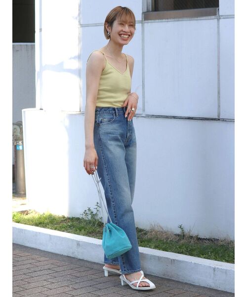 Ungrid(アングリッド)の「Miller別注 カップ付きキャミソール(キャミソール・レディース・ブルー/アイボリー/グリーン系その他・FREE)」の10枚目の写真