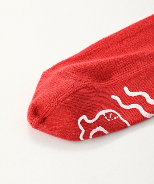 45R（フォーティファイブアール）の「超ガーゼのボビー靴下（ソックス/靴下・レディース・ホワイト/チャコールグレー/杢グレー/カーキ/ダークパープル/ピンク/レッド/グレー・WOMENS/MENS）」の12枚目の写真