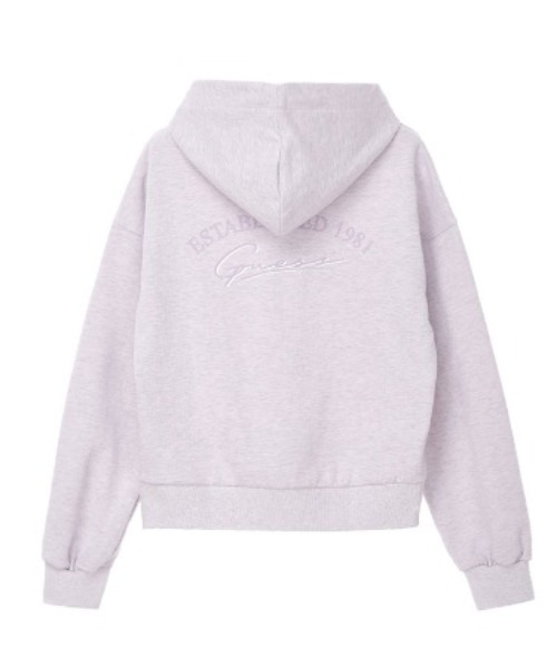 Guess（ゲス）の「Half Zipper Hoodie（パーカー・レディース・ブラック/ミント/ライトパープル・X-SMALL/SMALL）」の3枚目の写真
