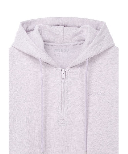 Guess（ゲス）の「Half Zipper Hoodie（パーカー・レディース・ブラック/ミント/ライトパープル・X-SMALL/SMALL）」の14枚目の写真