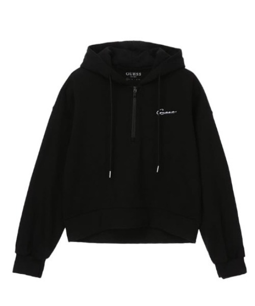 Guess（ゲス）の「Half Zipper Hoodie（パーカー・レディース・ブラック/ミント/ライトパープル・X-SMALL/SMALL）」の20枚目の写真