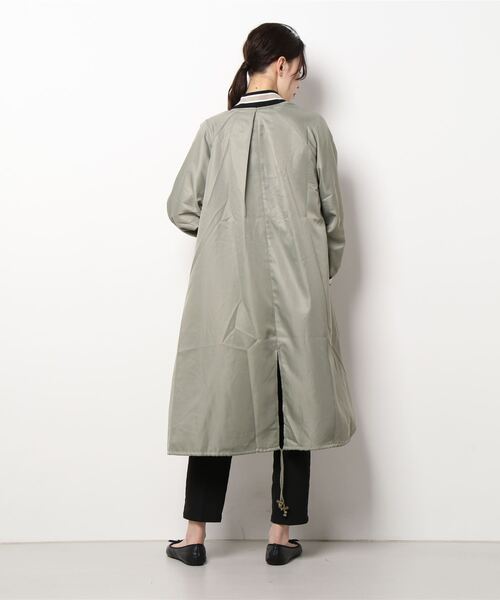 axes femme（アクシーズファム）の「ラグランロングＭＡ－１（MA-1・レディース・カーキ/ブラック・MEDIUM）」の3枚目の写真