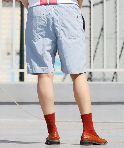 UNIVERSAL OVERALL(ユニバーサルオーバーオール)の「UNIVERSAL OVERALL/ユニバーサルオーバーオール PACKABLE SHORTS パッカブルショーツ ハーフパンツ 半ズボン(その他パンツ・メンズ・ブラック/ベージュ/オリーブ/サックスブルー・M/L/XL/S)」の8枚目の写真