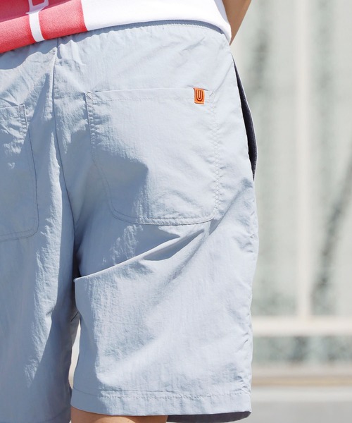 UNIVERSAL OVERALL(ユニバーサルオーバーオール)の「UNIVERSAL OVERALL/ユニバーサルオーバーオール PACKABLE SHORTS パッカブルショーツ ハーフパンツ 半ズボン(その他パンツ・メンズ・ブラック/ベージュ/オリーブ/サックスブルー・M/L/XL/S)」の18枚目の写真