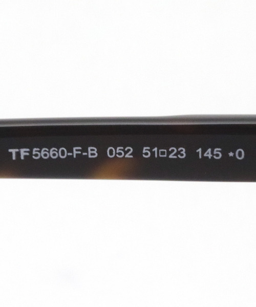 TOM FORD（トム フォード）の「【TOM FORD/トムフォード】ラウンド メガネ TF5660F BV 052 PCメガネ ブルーライトカット（メガネ・メンズ・ブラウン・FREE）」の7枚目の写真