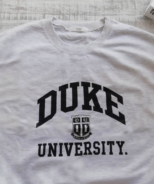 Dalfwin（ダールフィン）の「韓国ファッションDUKEロゴノースリ上下スウェットセットアップルームウェア（ルームウェア/パジャマ・レディース・オートミール/グレー/ミント・FREE）」の20枚目の写真