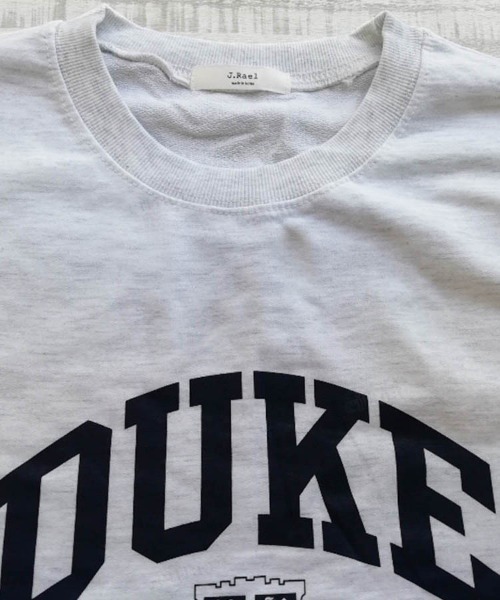 Dalfwin（ダールフィン）の「韓国ファッションDUKEロゴノースリ上下スウェットセットアップルームウェア（ルームウェア/パジャマ・レディース・オートミール/グレー/ミント・FREE）」の13枚目の写真