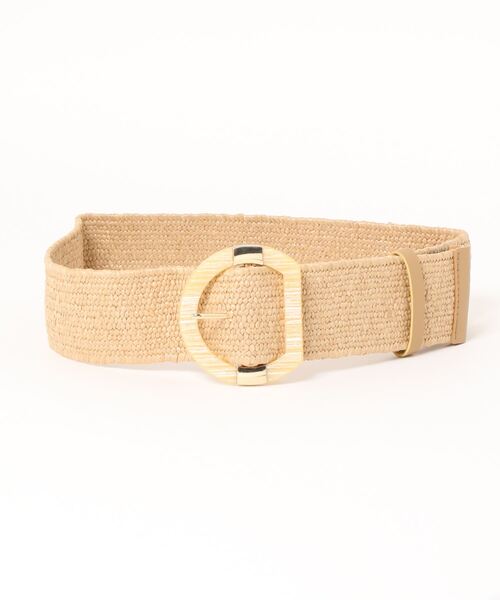 WILLSELECTION（ウィルセレクション）の「ベッコウバックルベルト（ベルト・レディース・ブラック/ブラウン/ベージュ・FREE）」の3枚目の写真