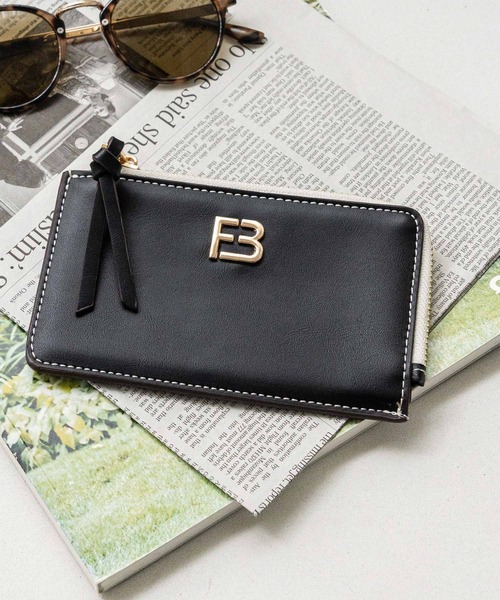 BAYFLOW(ベイフロー)の「BFブローチフラグメントケース(コインケース・レディース・ブラック/ベージュ/ミント/ライトブルー・FREE)」の1枚目の写真