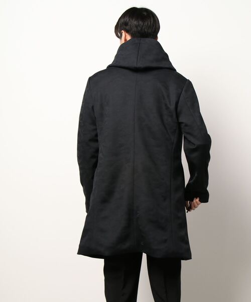 junhashimoto(ジュンハシモト)の「LIMITED30 B2CAMO WRAP COAT(ステンカラーコート・メンズ・ベージュ/ブラック・3/5)」の9枚目の写真