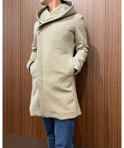 junhashimoto(ジュンハシモト)の「LIMITED30 B2CAMO WRAP COAT(ステンカラーコート・メンズ・ベージュ/ブラック・3/5)」の7枚目の写真