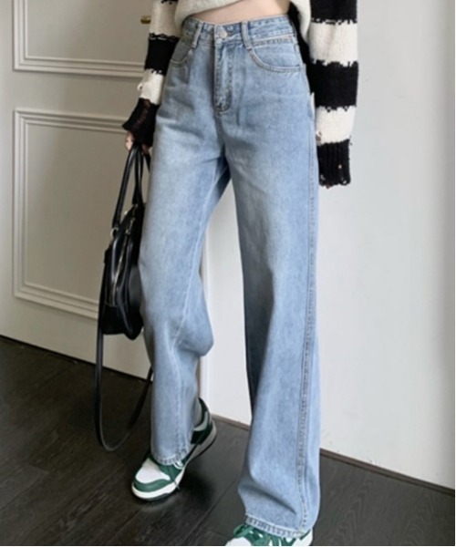 SONA（ソナ）の「SONYUNARA セミワイドデニムパンツ（デニムパンツ・レディース・ブルー・SMALL/MEDIUM）」の6枚目の写真