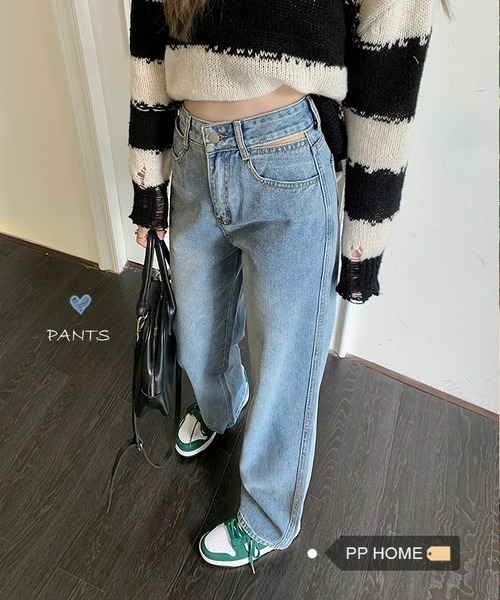 SONA（ソナ）の「SONYUNARA セミワイドデニムパンツ（デニムパンツ・レディース・ブルー・SMALL/MEDIUM）」の11枚目の写真