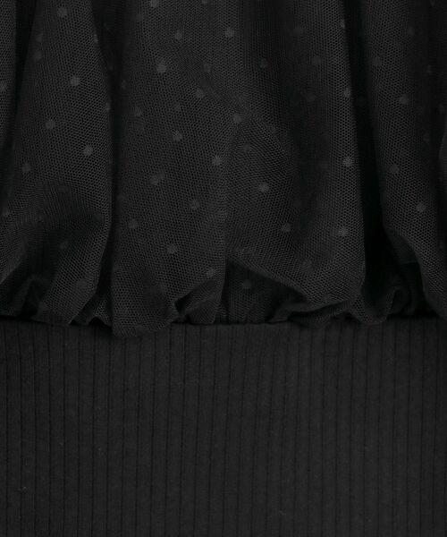 MAJESTIC LEGON(マジェスティックレゴン)の「チュールレイヤードトップス(Tシャツ/カットソー・レディース・ブラック/ブラウン/アイボリー・MEDIUM)」の16枚目の写真