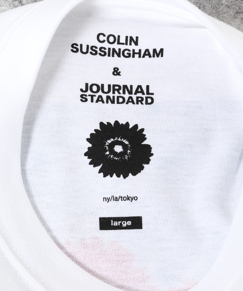 JOURNAL STANDARD(ジャーナルスタンダード)の「【COLIN SUSSINGHAM/コリン・サッシンガム】Flower Tシャツ(Tシャツ/カットソー・メンズ・ホワイト・MEDIUM/LARGE/X-LARGE)」の4枚目の写真