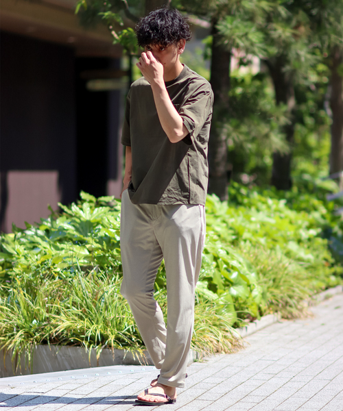 B.C STOCK(ベーセーストック)の「【Refalax / リフラックス】HIGHGAUGE JERSEY イージーパンツ(その他パンツ・メンズ・チャコールグレー/ネイビー/ベージュ系その他・MEDIUM/LARGE/X-LARGE/SMALL)」の8枚目の写真