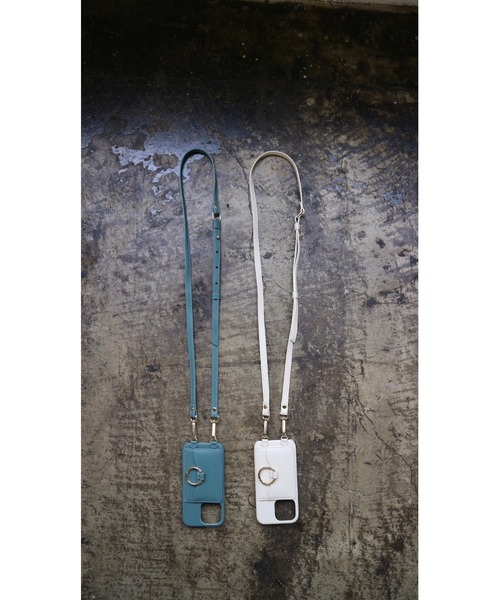 TRUNC（トランクエイティーエイト）の「(iPhone13) Shoulder Strap iPhone Case '22（スマホケース/カバー・レディース・グリーン/アイボリー・FREE）」の17枚目の写真