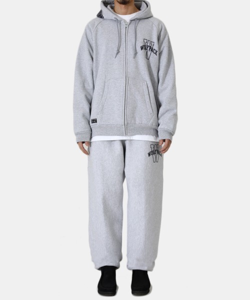 WP（ダブリューピー）の「WP / ダブリューピー：WP×CAMBER COLLEGE SWEAT PANTS：WP09-P179[WAX]（スウェットパンツ・メンズ・グレー系その他/ブルー系その他・XL/XXXL/XXL）」の13枚目の写真