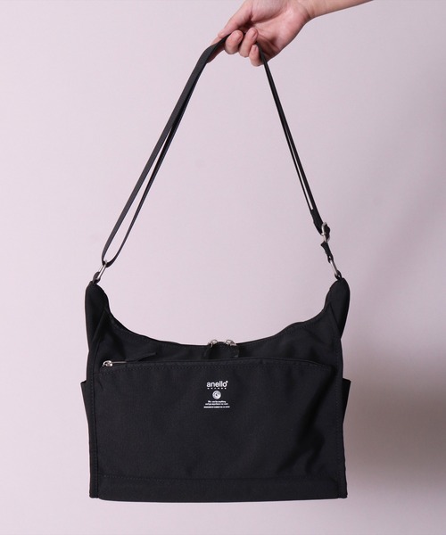 anello（アネロ）の「(LF)【anello】10ポケット ショルダーバッグ（ショルダーバッグ・レディース・ブラック/ネイビー/オリーブ/ブラック系その他/グレイッシュベージュ・ONE SIZE）」の3枚目の写真