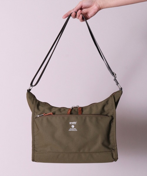 anello（アネロ）の「(LF)【anello】10ポケット ショルダーバッグ（ショルダーバッグ・レディース・ブラック/ネイビー/オリーブ/ブラック系その他/グレイッシュベージュ・ONE SIZE）」の16枚目の写真