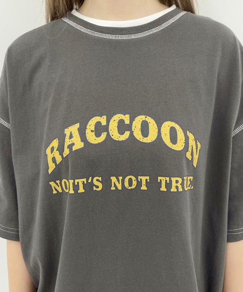 PairPair(ペアペア)の「アーチカレッジロゴT(ユニセックス)(Tシャツ/カットソー・メンズ・チャコールグレー/オフホワイト/グリーン・MEDIUM/LARGE)」の17枚目の写真
