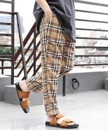 ８(eight)（エイト）の「チェックアンクルテーパードパンツ（チノパンツ・メンズ）」