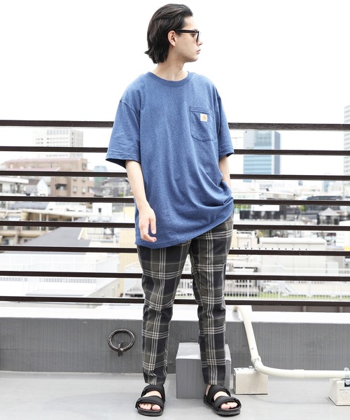8(eight)(エイト)の「チェックアンクルテーパードパンツ(チノパンツ・メンズ・ベージュ/ブラウン/アイボリー/ブラック系その他/グレー系その他/チャコール/ブラック系その他2・MEDIUM/LARGE/X-LARGE)」の12枚目の写真
