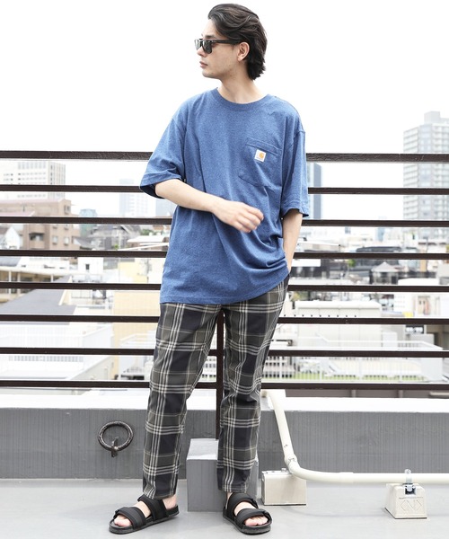8(eight)(エイト)の「チェックアンクルテーパードパンツ(チノパンツ・メンズ・ベージュ/ブラウン/アイボリー/ブラック系その他/グレー系その他/チャコール/ブラック系その他2・MEDIUM/LARGE/X-LARGE)」の14枚目の写真
