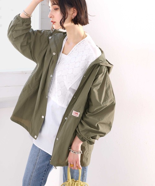 Java(ジャバ)の「《JaVa ジャバコラボ》使いやすい1枚!シャカシャカスノーパーカー(マウンテンパーカー)(ブルゾン・メンズ・ベージュ/カーキ/ブラック/オフホワイト・MEDIUM/LARGE/X-LARGE)」の10枚目の写真