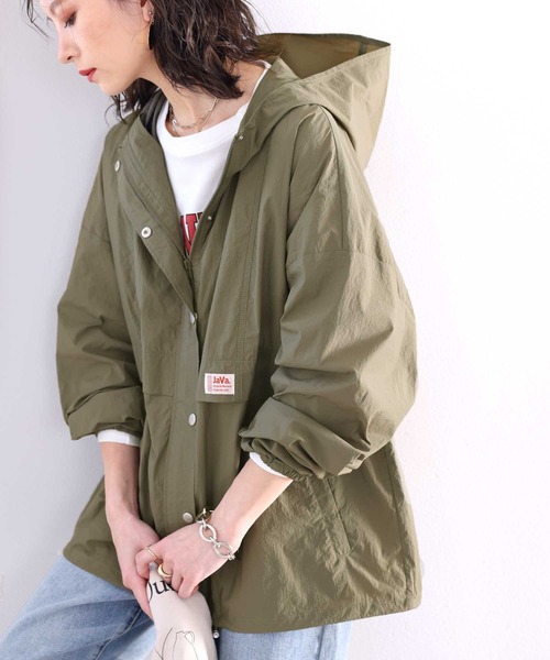 Java(ジャバ)の「《JaVa ジャバコラボ》使いやすい1枚!シャカシャカスノーパーカー(マウンテンパーカー)(ブルゾン・メンズ・ベージュ/カーキ/ブラック/オフホワイト・MEDIUM/LARGE/X-LARGE)」の9枚目の写真