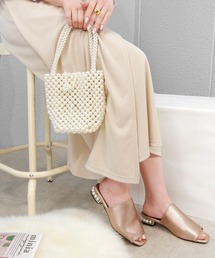 minia | パールヒールミュール　◇(サンダル)