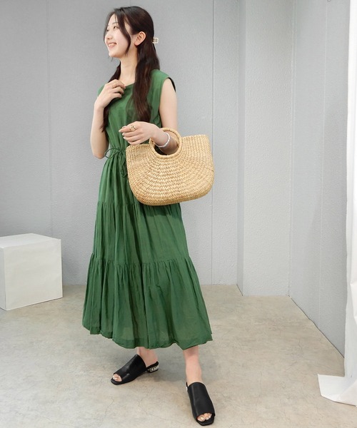 minia（ミニア）の「パールヒールミュール　◇（サンダル・レディース・ブラック/グリーン/ブルー/ベージュ・S/M/L/LL）」の6枚目の写真