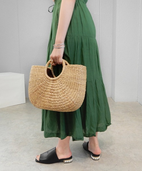 minia（ミニア）の「パールヒールミュール　◇（サンダル・レディース・ブラック/グリーン/ブルー/ベージュ・S/M/L/LL）」の9枚目の写真