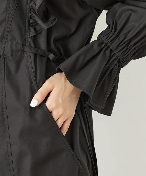 MILKFED.（ミルクフェド）の「RUFFLE DRESS（ワンピース・レディース・ホワイト/ライトグレー/ブラック・ONE SIZE）」の18枚目の写真