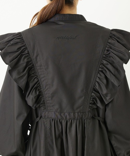 MILKFED.（ミルクフェド）の「RUFFLE DRESS（ワンピース・レディース・ホワイト/ライトグレー/ブラック・ONE SIZE）」の13枚目の写真