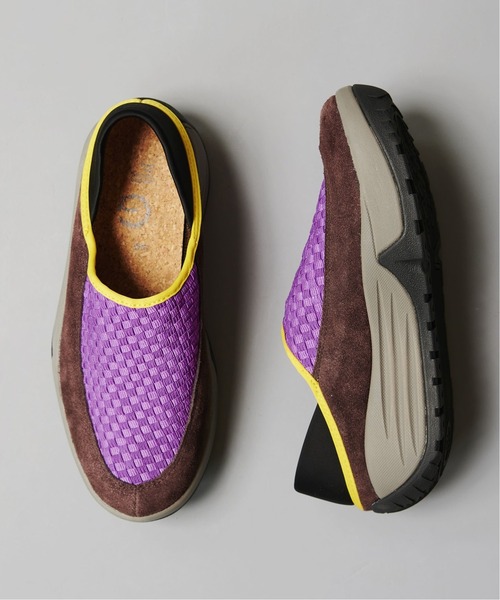 PG(ピージー)の「【PG / ピージー】WISM 別注 GARDEN WOVEN(スリッポン・メンズ・パープル・44/41/42/43)」の3枚目の写真