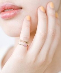 haco! | 自分に自信が持てるとっておきのお守り。こっそり勇気をくれて気分も上がる！ピンキーリング２個セット(リング)