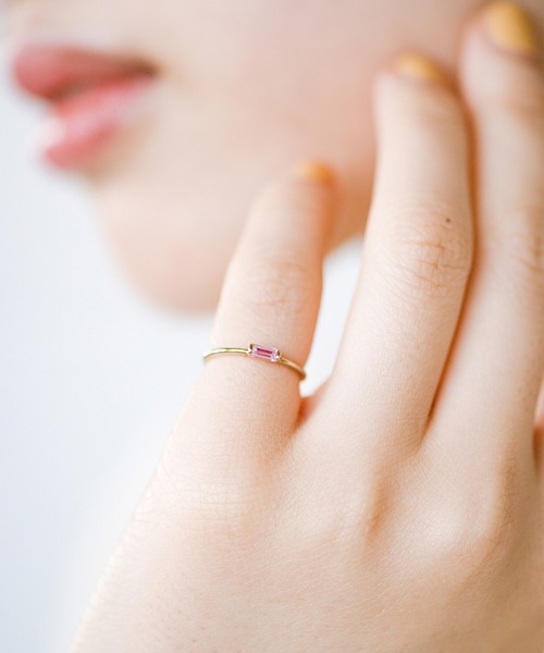 haco!（ハコ）の「自分に自信が持てるとっておきのお守り。こっそり勇気をくれて気分も上がる！ピンキーリング２個セット（リング・レディース・ゴールド・ONE SIZE）」の3枚目の写真