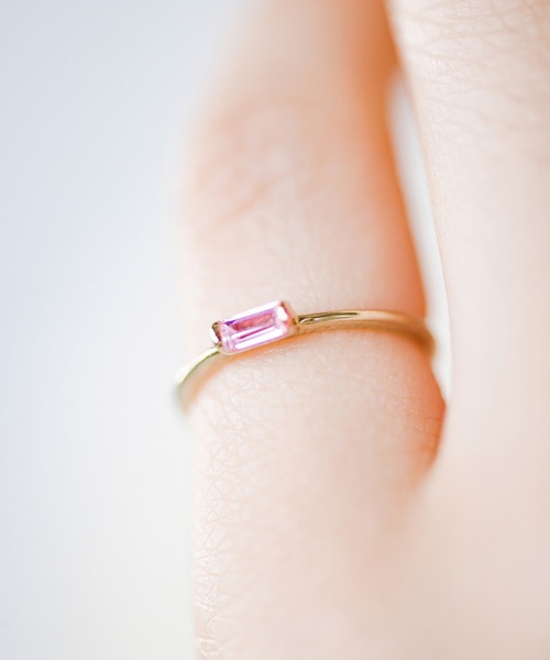 haco!（ハコ）の「自分に自信が持てるとっておきのお守り。こっそり勇気をくれて気分も上がる！ピンキーリング２個セット（リング・レディース・ゴールド・ONE SIZE）」の6枚目の写真