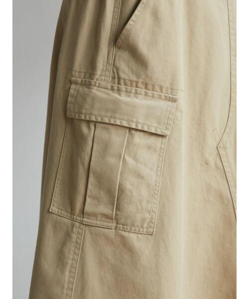 CRAFT STANDARD BOUTIQUE（クラフトスタンダードブティック）の「アシメワークスカート(カーゴスカート)　＊（スカート・レディース・ベージュ/カーキ・L/M）」の21枚目の写真