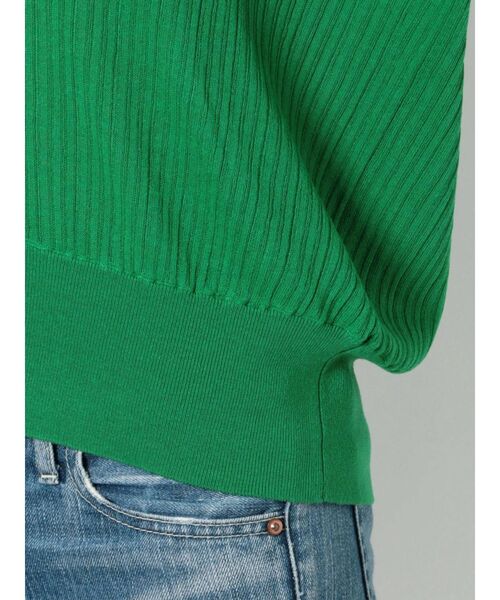 Ungrid（アングリッド）の「シアーボリュームニットカーデ（カーディガン/ボレロ・レディース・アイボリー/オレンジ/グリーン・FREE）」の16枚目の写真