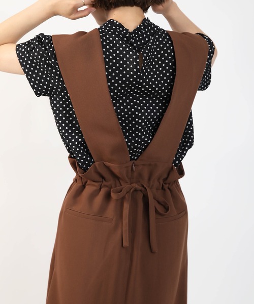 DIARIUM（ディアリウム）の「バックリボンジャンパースカート（ジャンパースカート・レディース・ブラウン/ブラック・M）」の17枚目の写真