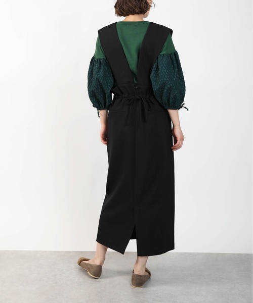 DIARIUM（ディアリウム）の「バックリボンジャンパースカート（ジャンパースカート・レディース・ブラウン/ブラック・M）」の5枚目の写真