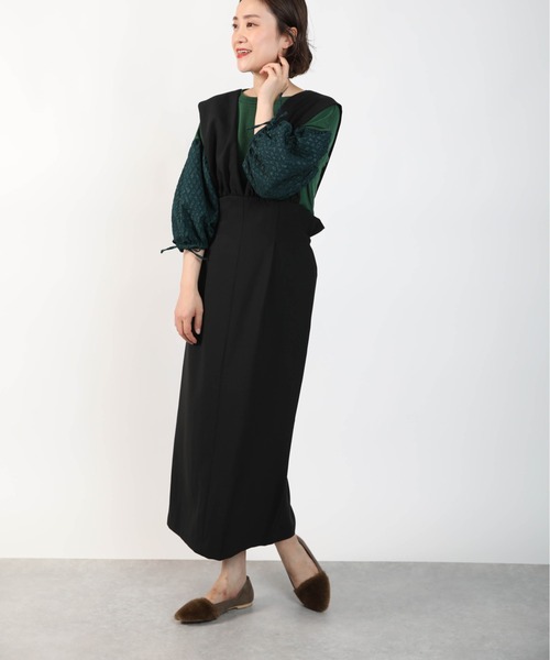 DIARIUM（ディアリウム）の「バックリボンジャンパースカート（ジャンパースカート・レディース・ブラウン/ブラック・M）」の6枚目の写真