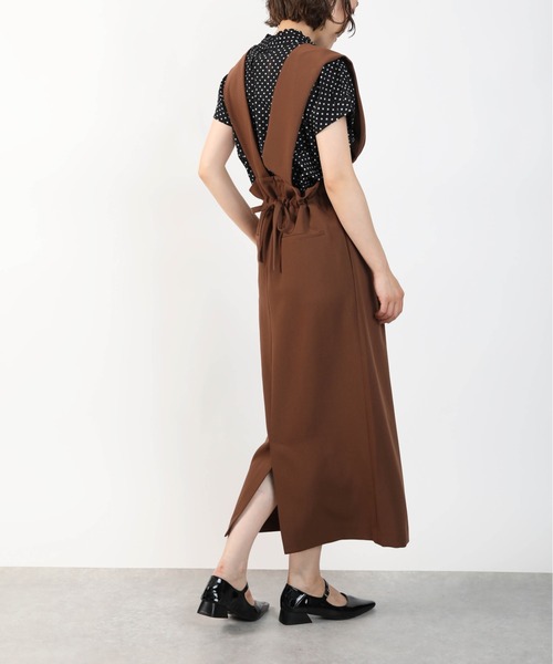 DIARIUM（ディアリウム）の「バックリボンジャンパースカート（ジャンパースカート・レディース・ブラウン/ブラック・M）」の15枚目の写真